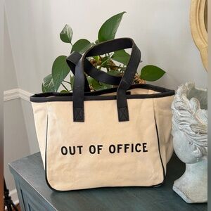 Santa Barbara Design Studio canvas tote bag  -“Out of Office”